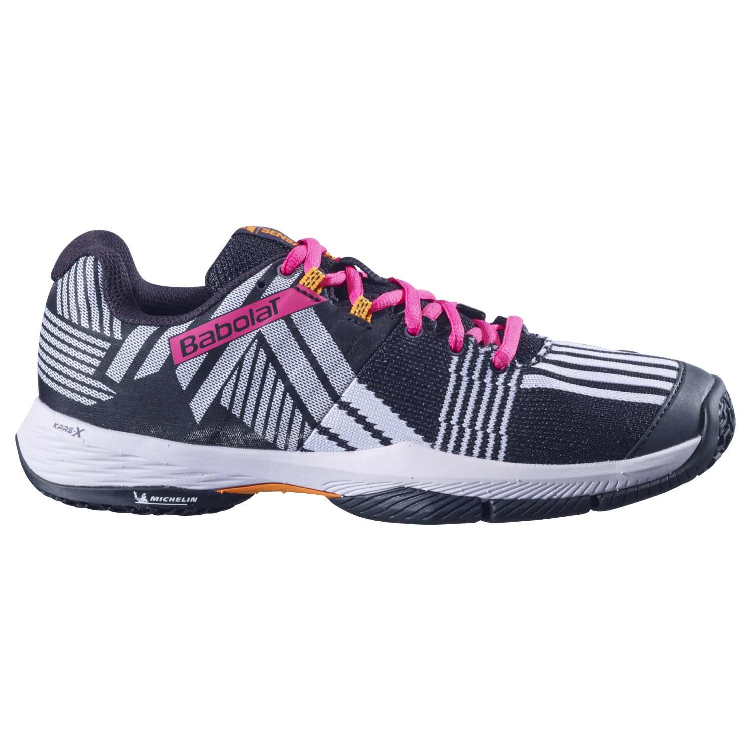 Chaussures De Padel Babolat Jet SENSA Pour Femme - Pointure 38 EU - Bleu/Noir